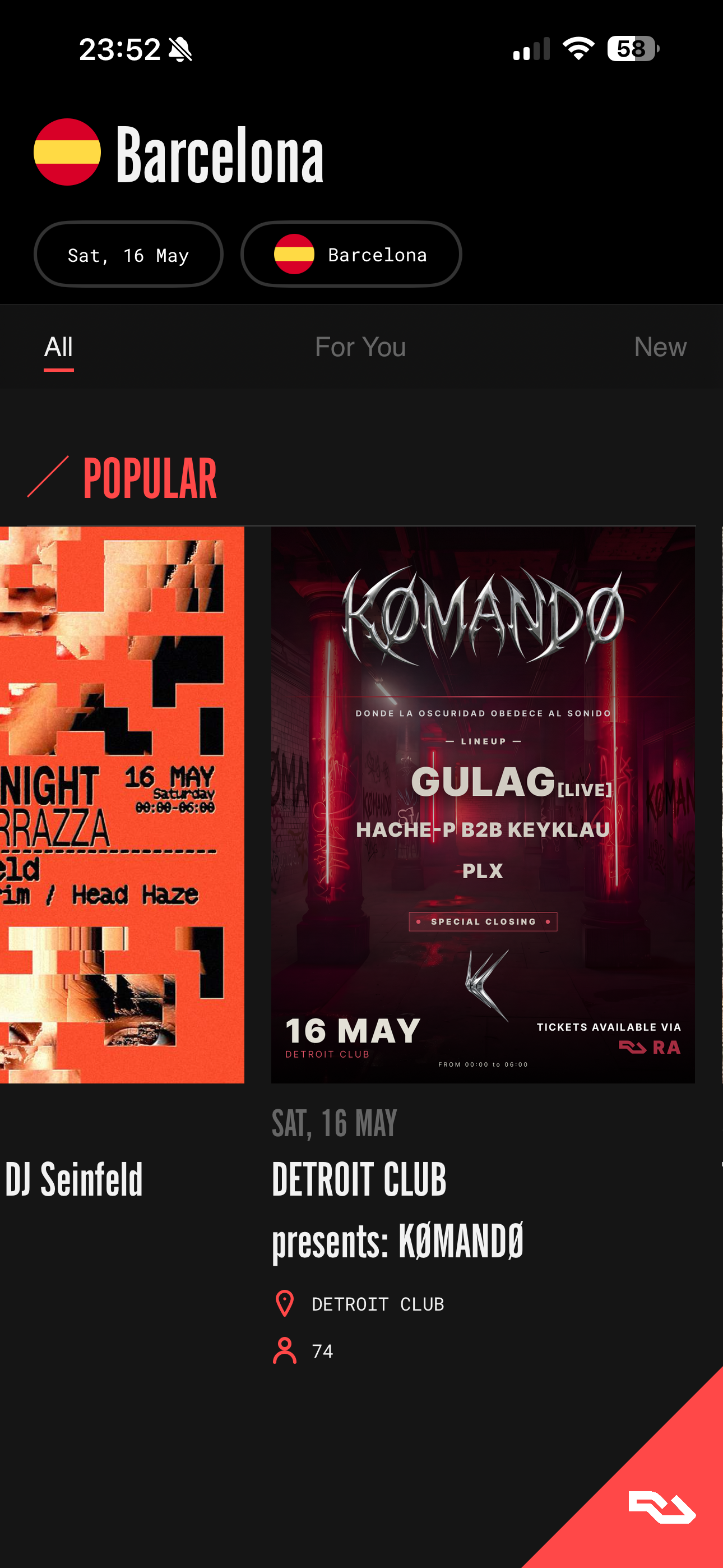 Kømandø on Resident Advisor