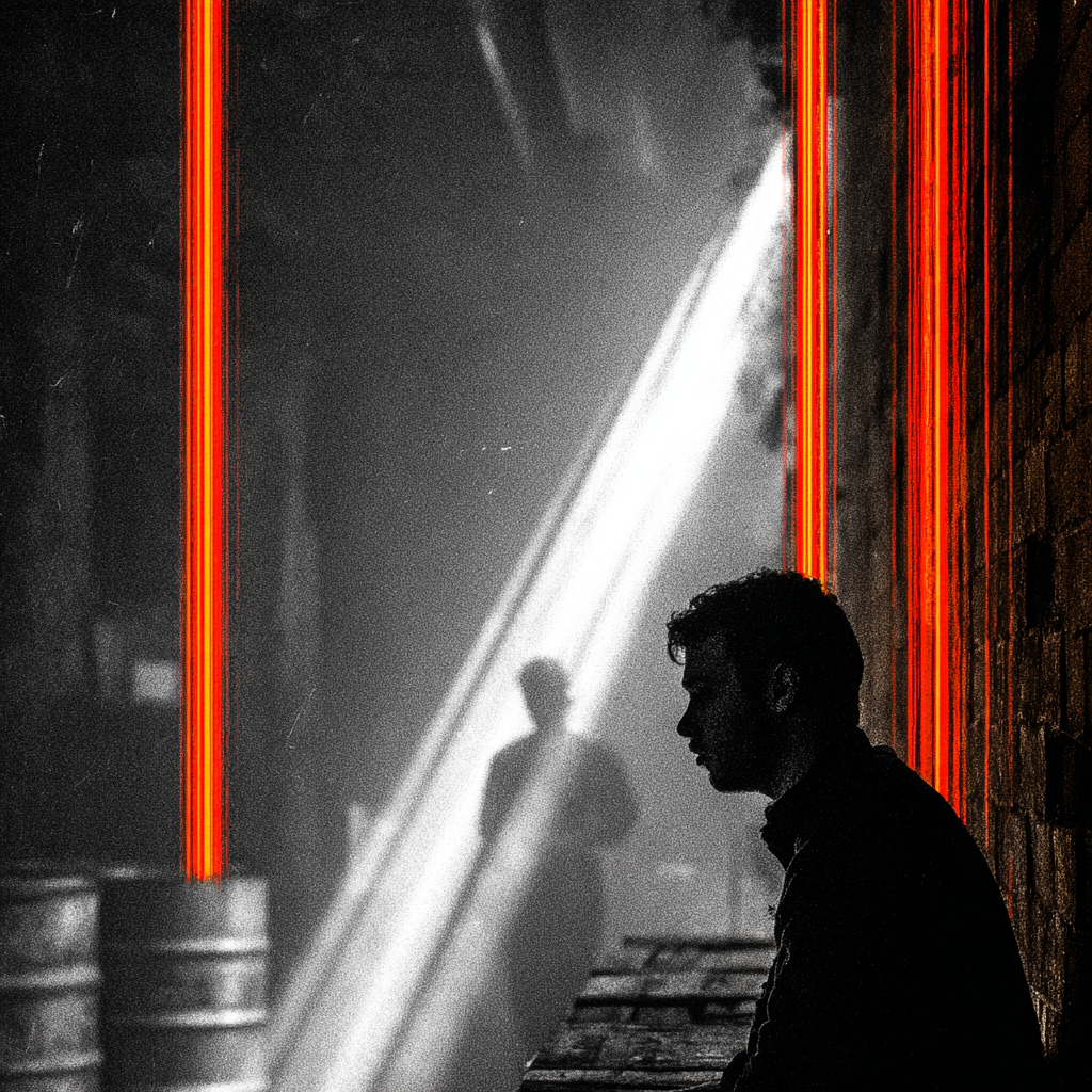 Strobe silhouette