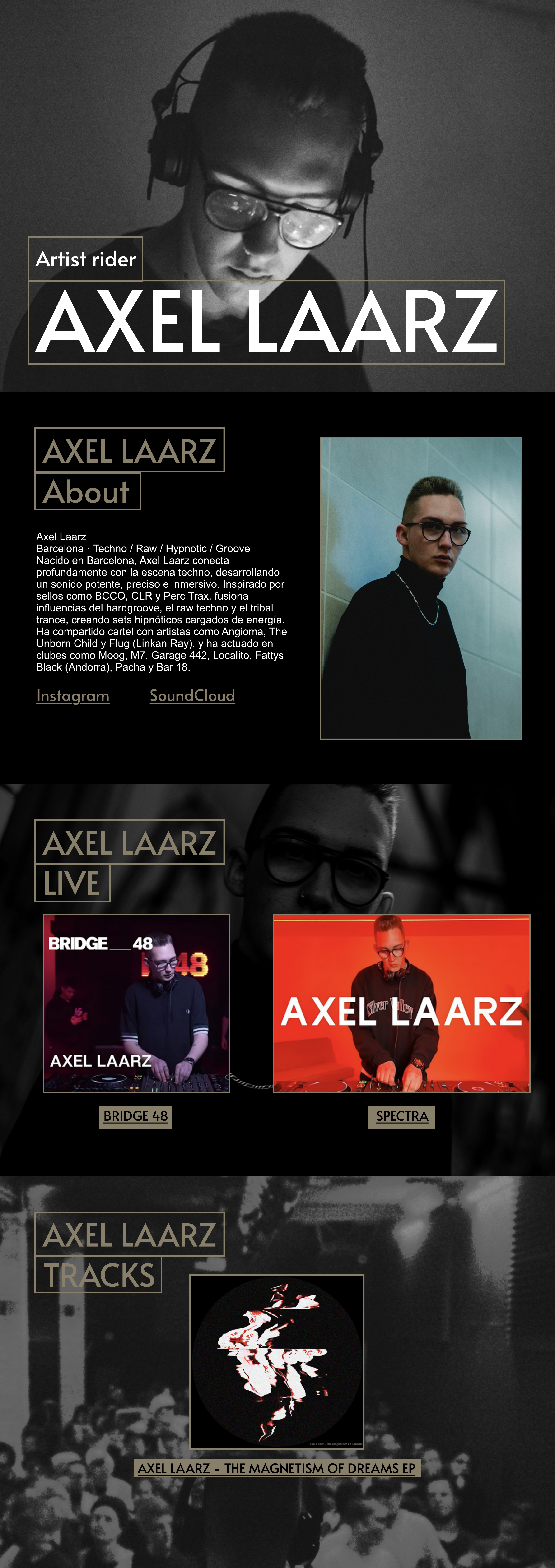 Axel Laarz Presskit Cover